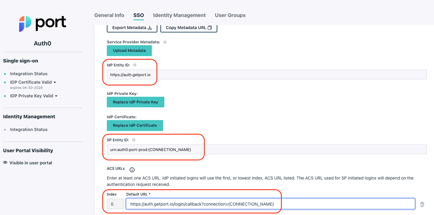 Jumpcloud SSO configuration